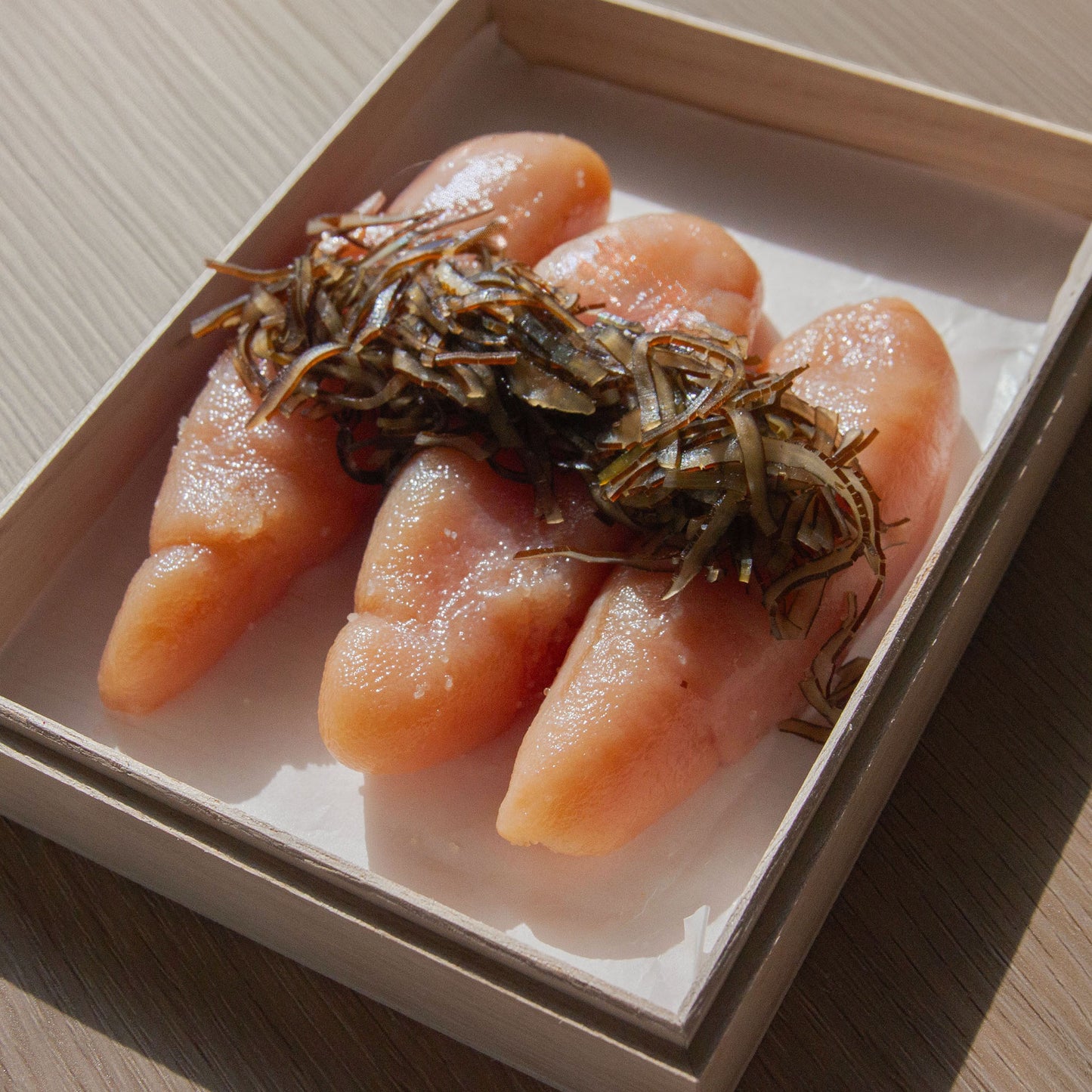 <美濱屋>博多 羅臼昆布白醤油だし仕込無着色たらこ