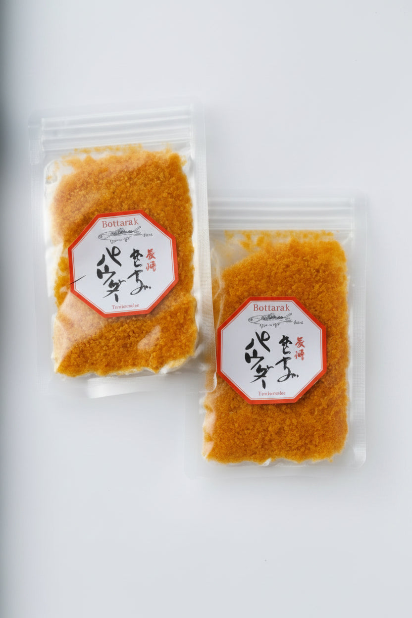 からすみとチーズのベーコンピザ