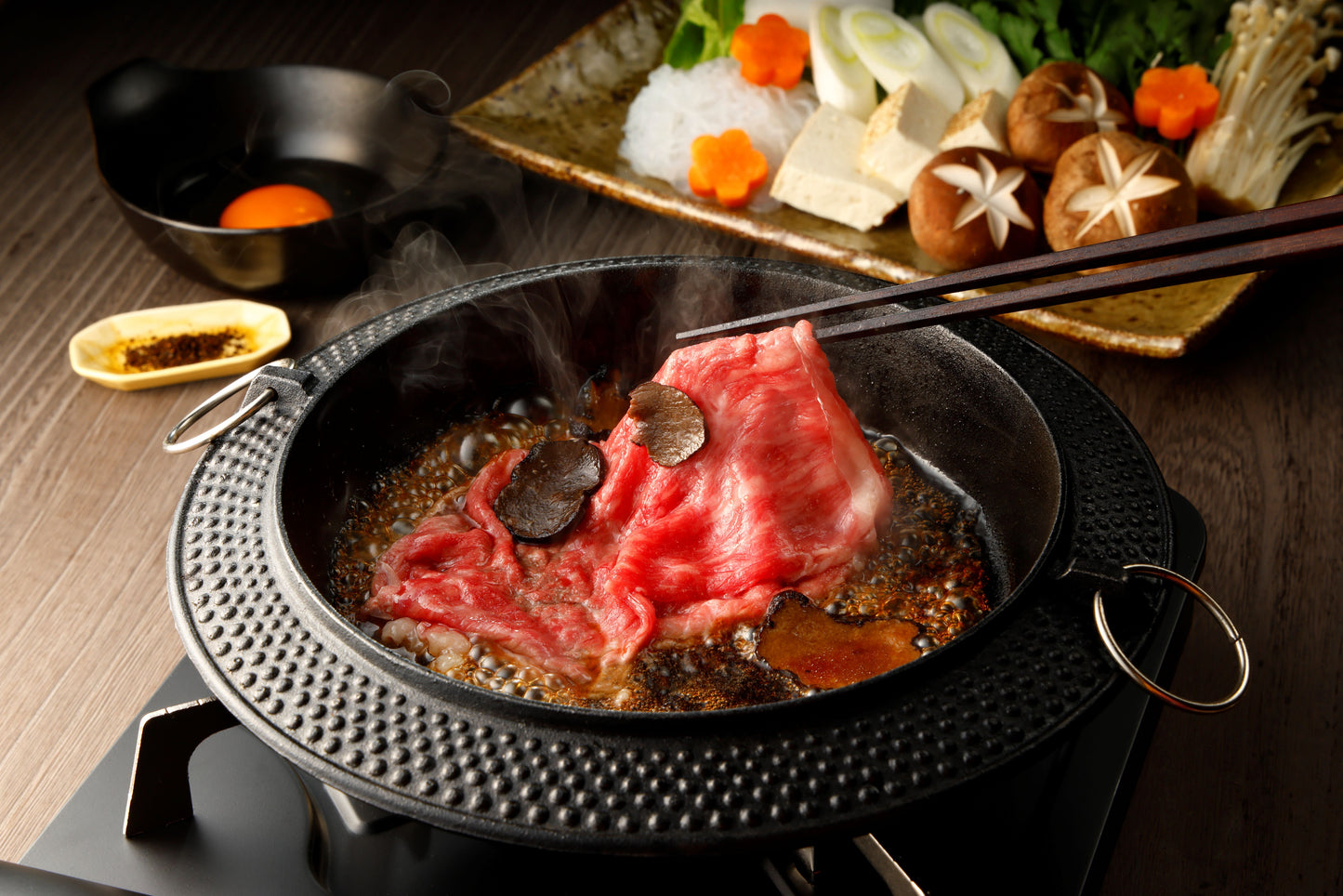 トリュフすき焼き