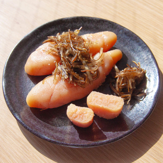 <美濱屋＞博多 羅臼昆布白醤油だし仕込無着色たらこ